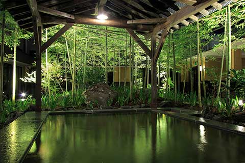 温泉＆サウナ施設「天然露天温泉スパスミノエ」チケット＆12時チェックアウト【朝食付】